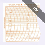 DIAGRAMMES<br>POUR THERMOMÈTRE & HYGROGROMÈTRE ENREGISTREUR
