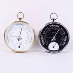 BAROMÈTRE & THERMOMÈTRE<br>À BÉLIÈRE Ø10CM