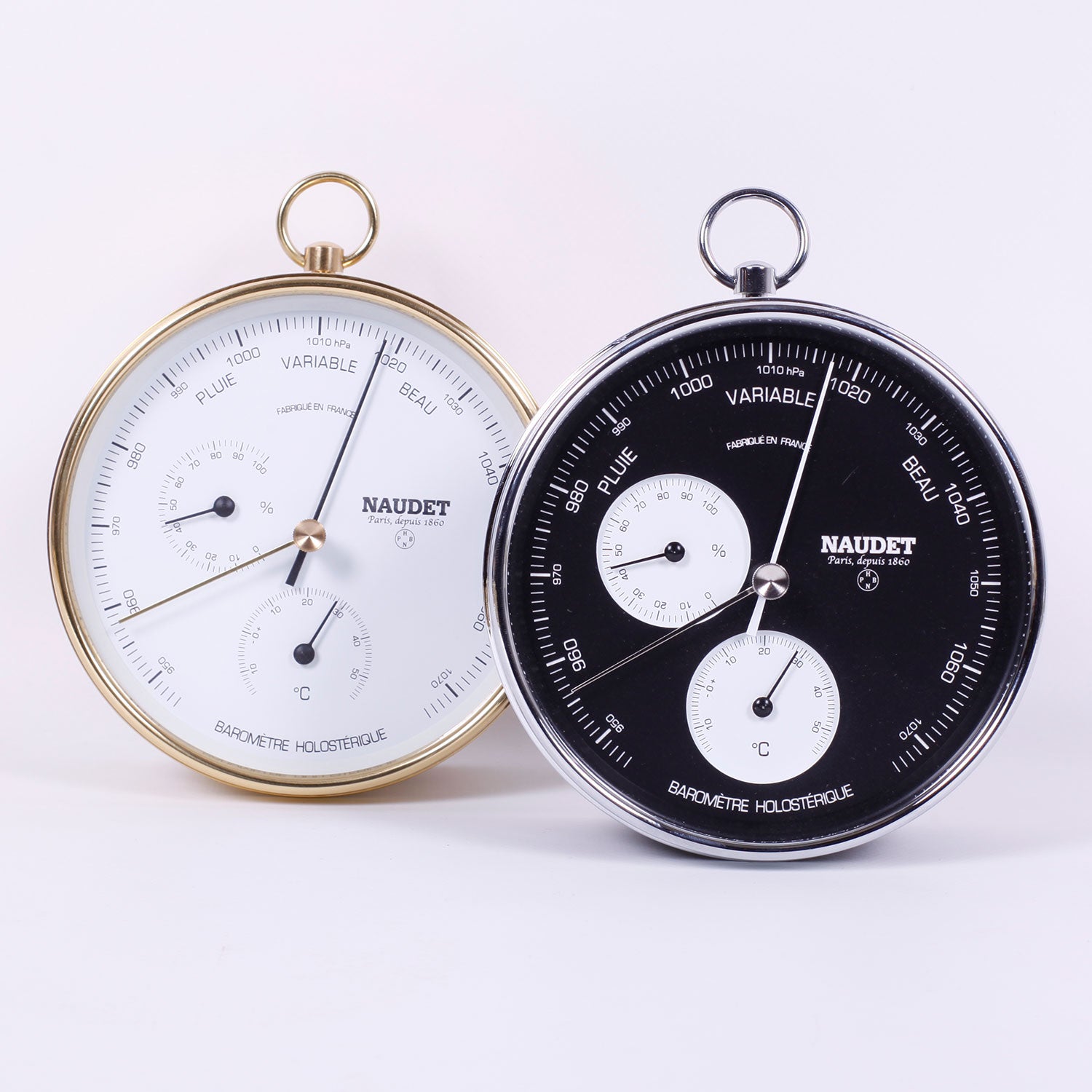 BAROMÈTRE TRIPLE FONCTION<br>À BÉLIÈRE Ø12CM