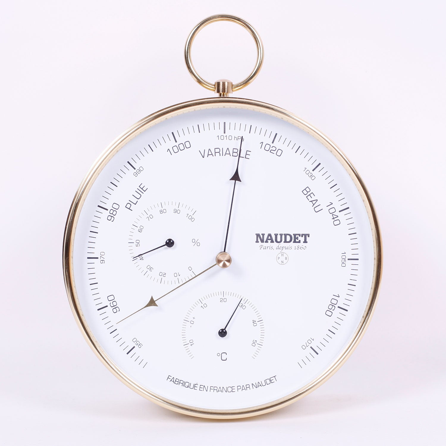 BAROMÈTRE TRIPLE FONCTION<br>À BÉLIÈRE Ø17CM