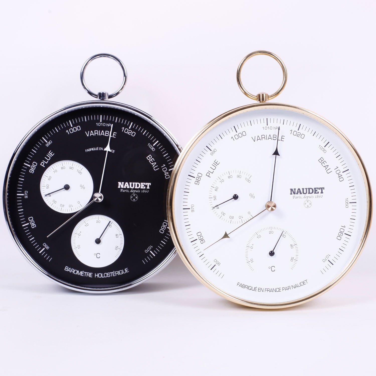 BAROMÈTRE TRIPLE FONCTION<br>À BÉLIÈRE Ø17CM