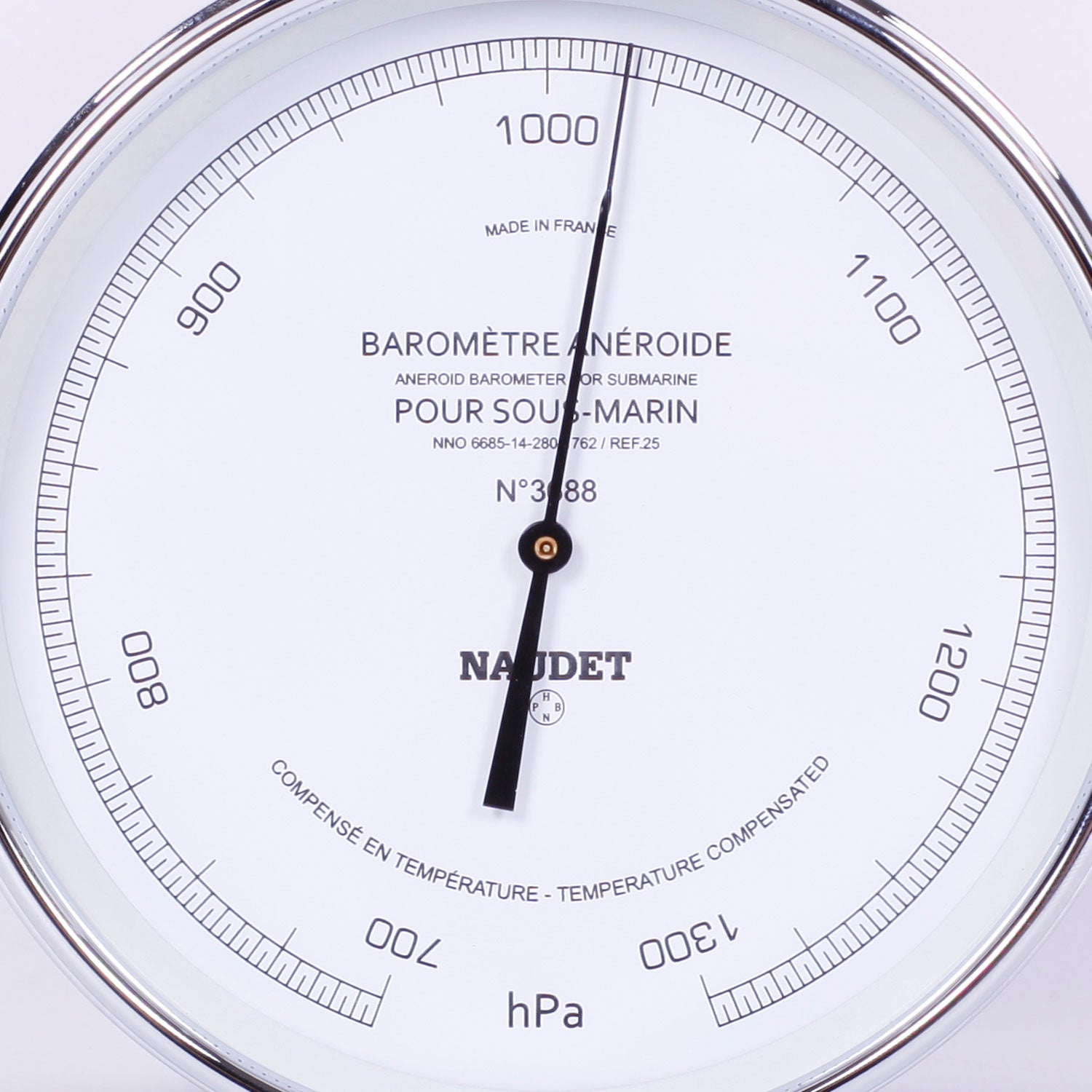 BAROMÈTRE POUR SOUS-MARIN - 25<br>Ø125MM