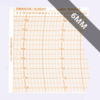 DIAGRAMMES<br>POUR BAROMÈTRE ENREGISTREUR