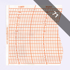DIAGRAMMES<br>POUR MANOMÈTRE ENREGISTREUR