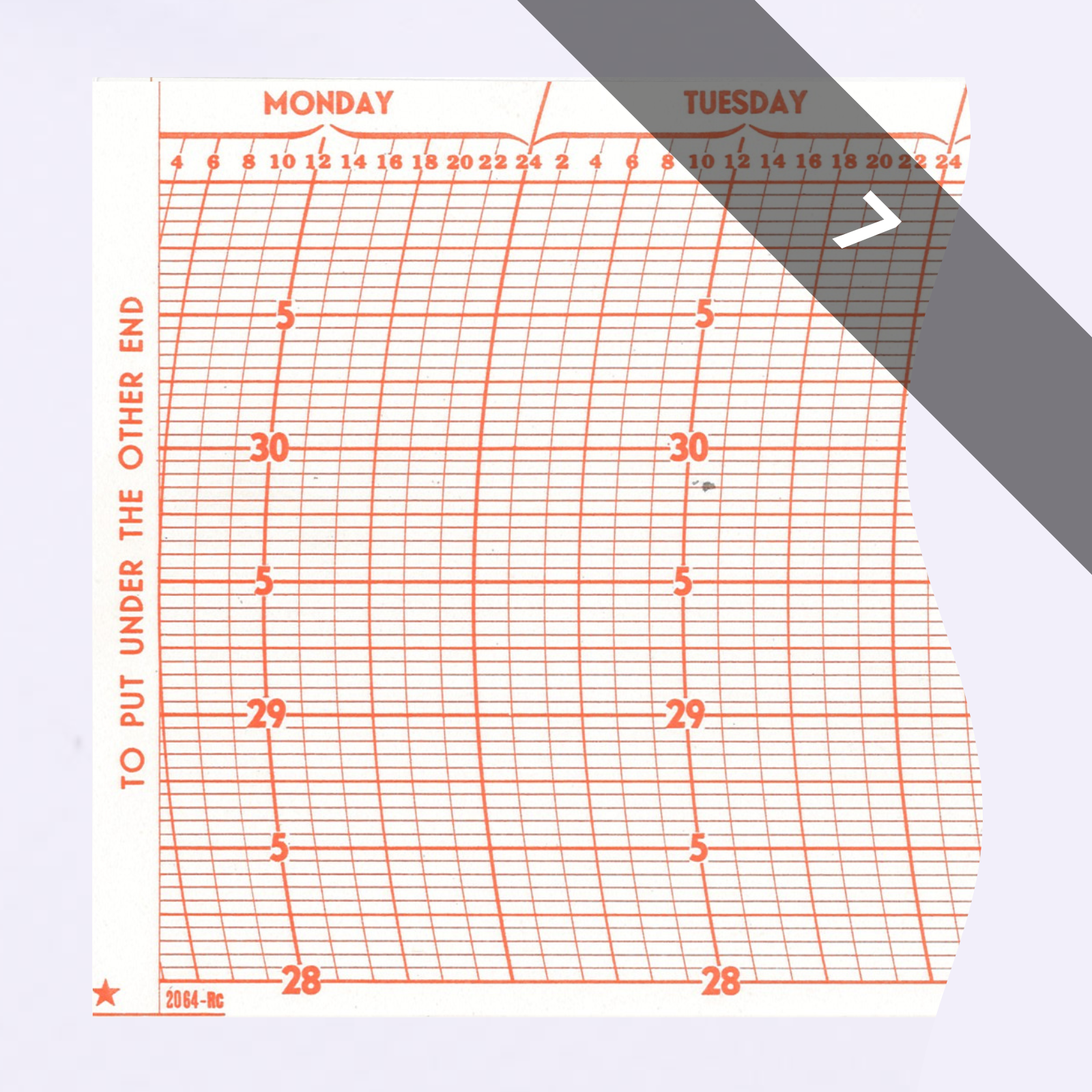 DIAGRAMMES<br>POUR BAROMÈTRE ENREGISTREUR
