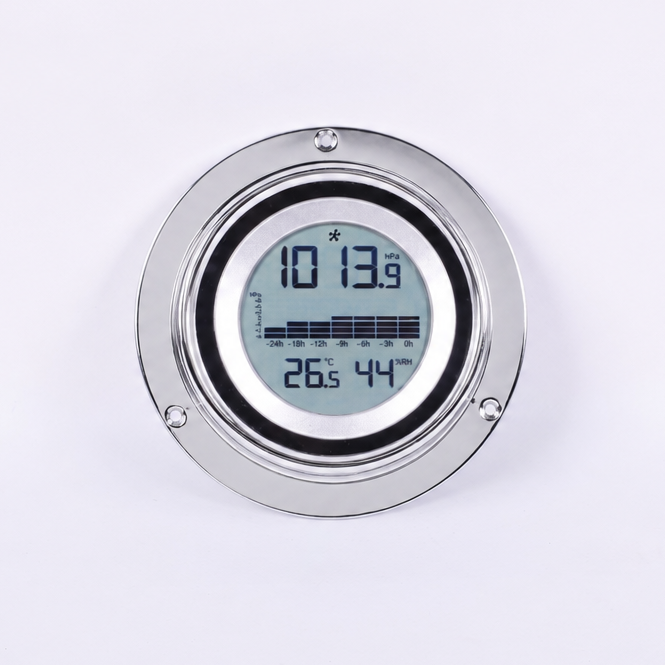 BAROMÈTRE ÉLECTRONIQUE<br>Ø13cm - FIN DE SÉRIE