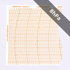 DIAGRAMMES<br>POUR BAROMÈTRE ENREGISTREUR
