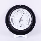 BAROMÈTRE & THERMOMÈTRE<br>À COLLERETTE Ø13CM