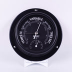 BAROMÈTRE & THERMOMÈTRE<br>À COLLERETTE Ø13CM