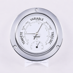 BAROMÈTRE & THERMOMÈTRE<br>À COLLERETTE Ø13CM