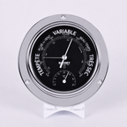 BAROMÈTRE & THERMOMÈTRE<br>À COLLERETTE Ø13CM