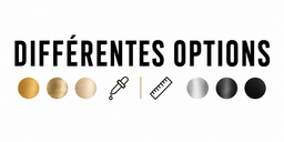 Différentes options