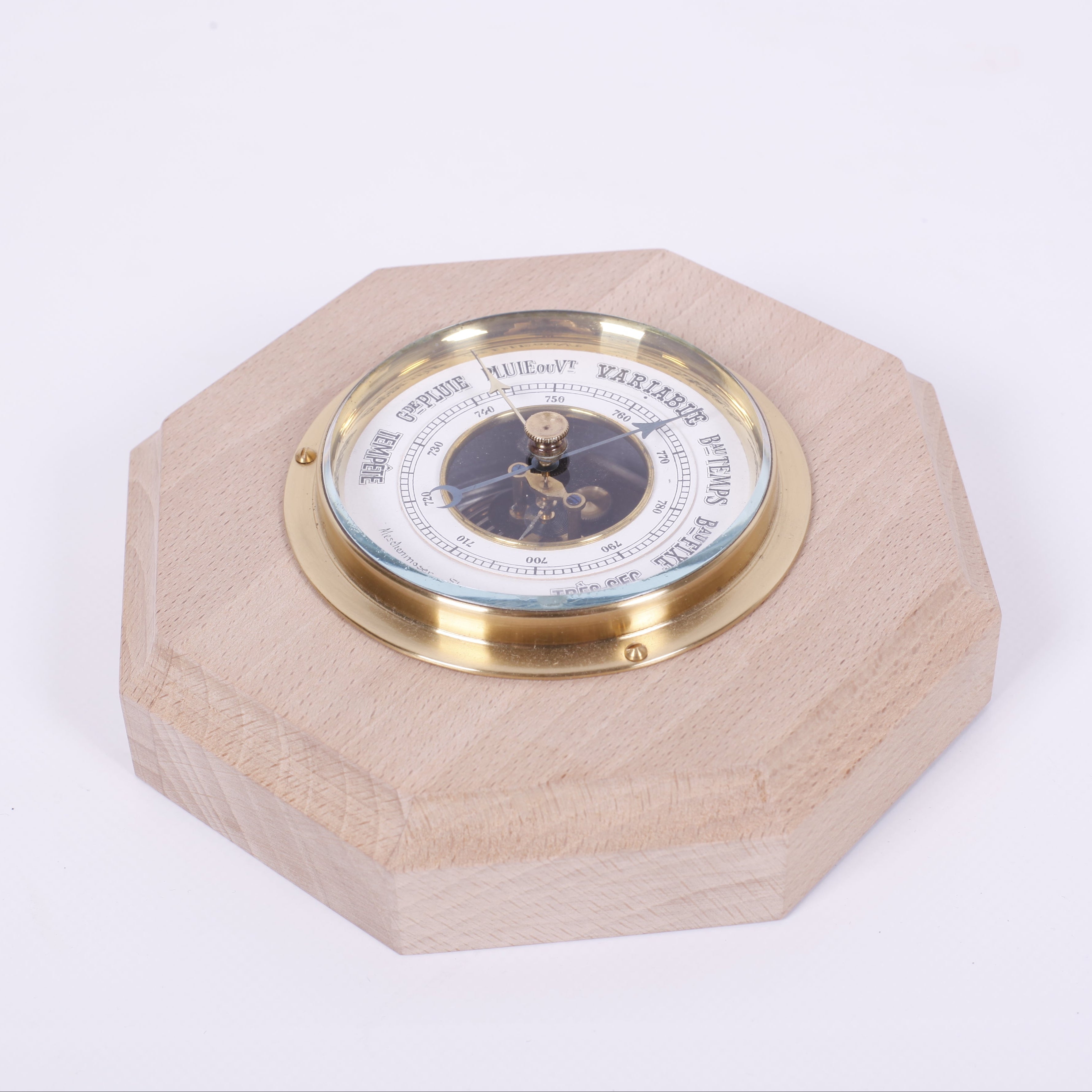 BAROMÈTRE À CŒUR OUVERT<br>15,5 CM – RECONDITIONNÉ
