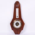 BAROMÈTRE & THERMOMÈTRE<br>BOIS SCULPTÉ RECONDITIONNÉ