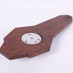 BAROMÈTRE & THERMOMÈTRE<br>BOIS SCULPTÉ RECONDITIONNÉ