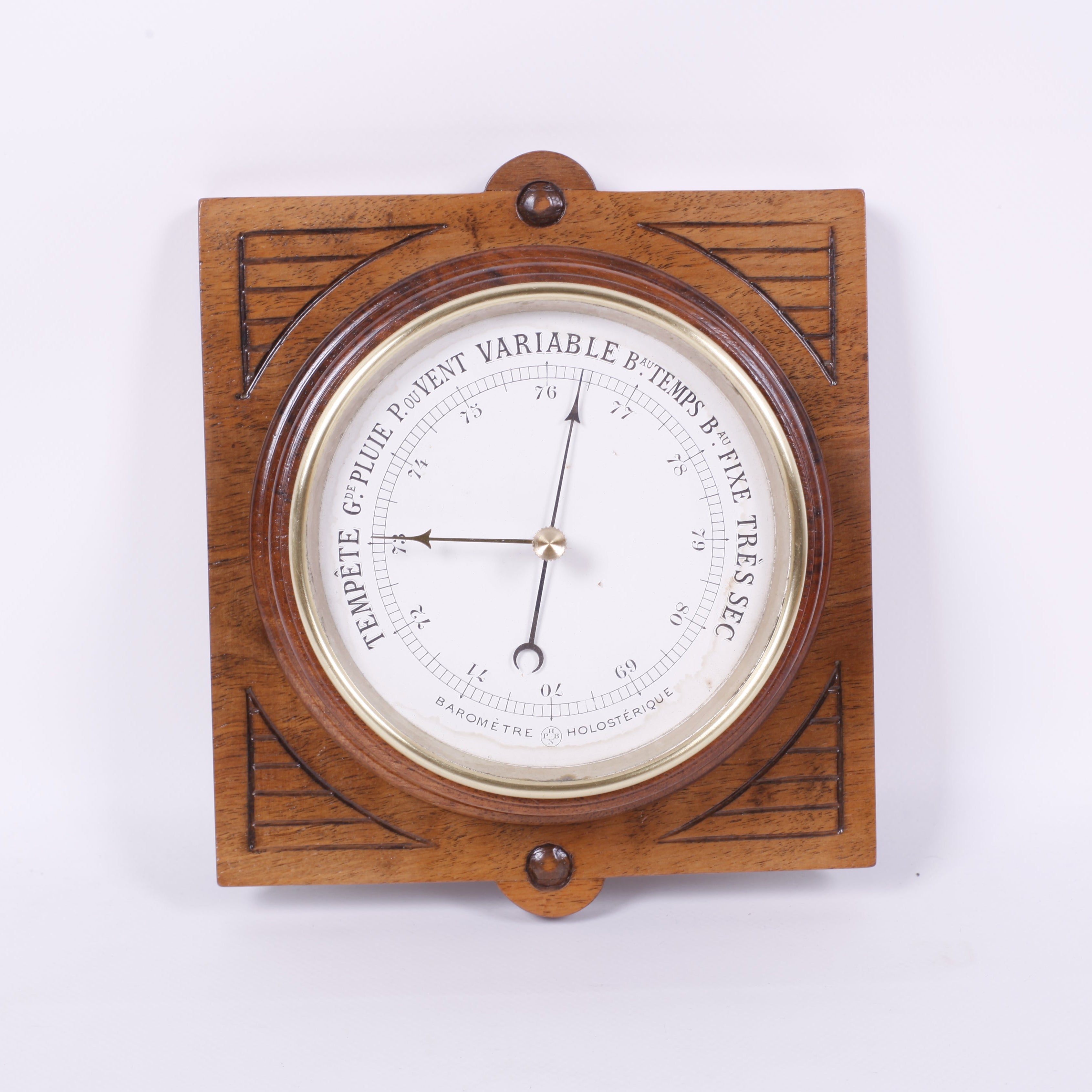 BAROMÈTRE HOLOSTÉRIQUE PHBN<br>17CM - RESTAURÉ
