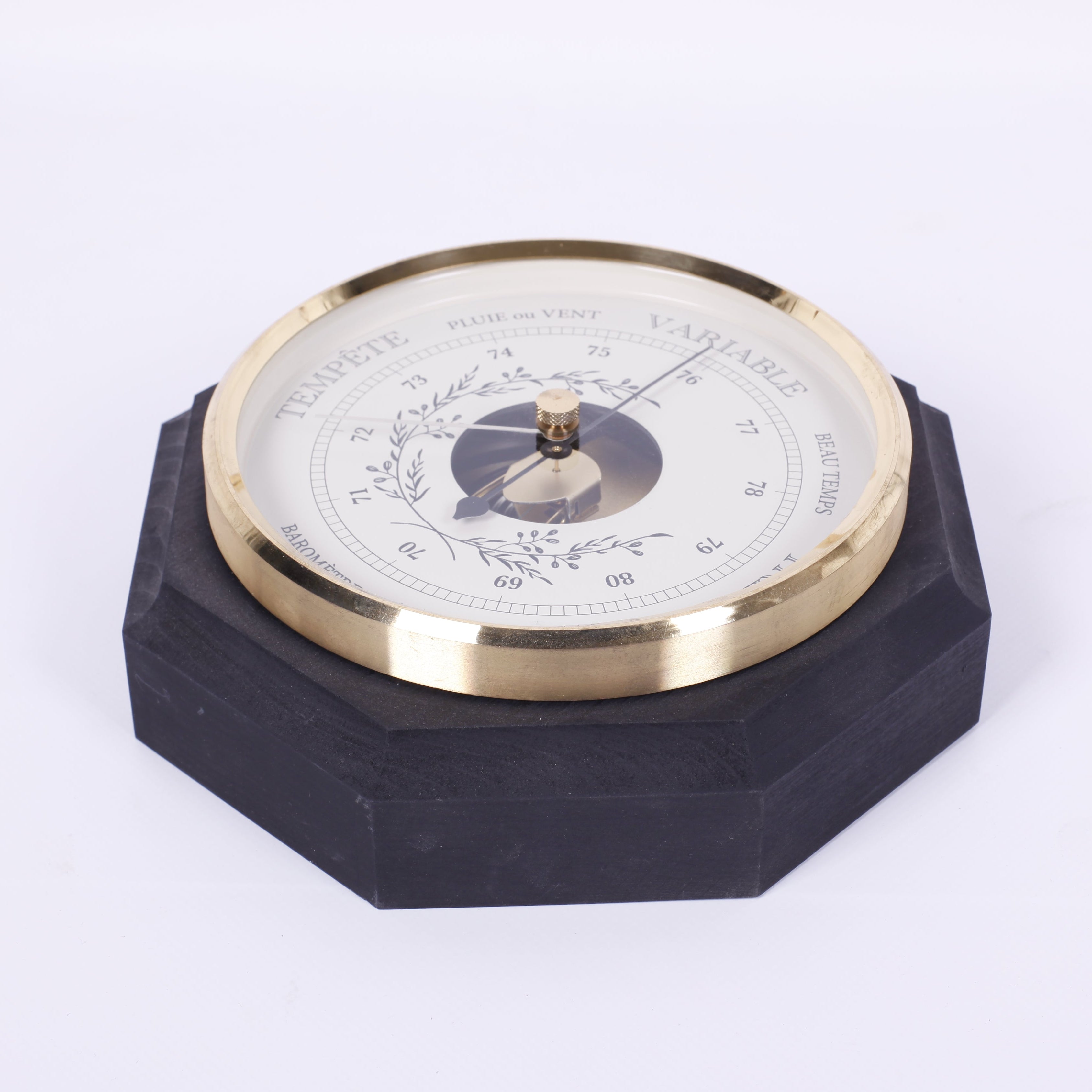 BAROMÈTRE OCTOGONAL<br>20CM – RECONDITIONNÉ