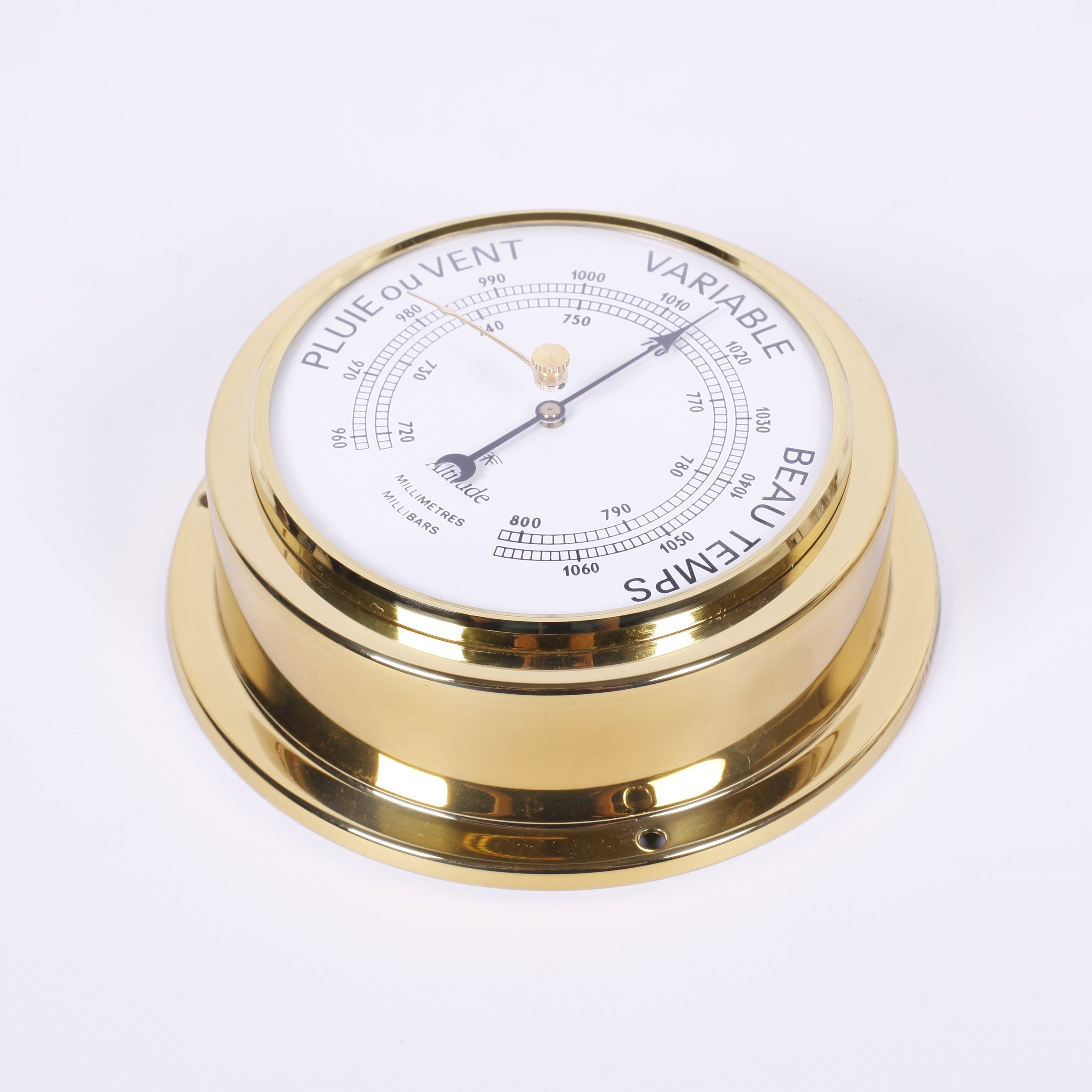 BAROMÈTRE ALTITUDE<br>Ø15CM – RECONDITIONNÉ