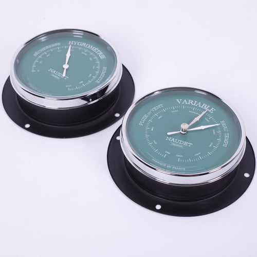 BAROMÈTRE & HYGROMÈTRE<br>Ø11CM – NEUF DE STOCK