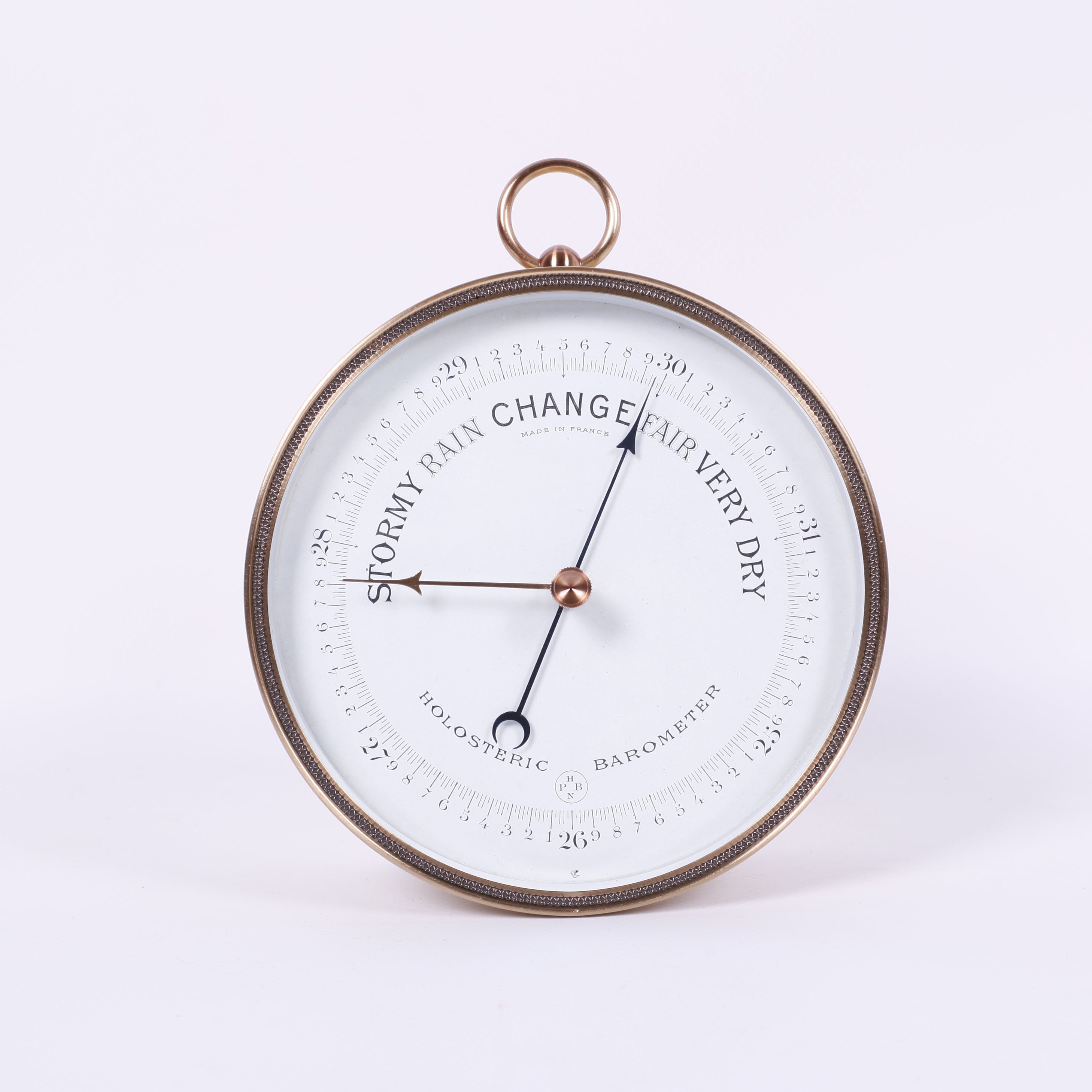 BAROMÈTRE HOLOSTÉRIQUE PHBN<br>Ø12 CM - RESTAURÉ