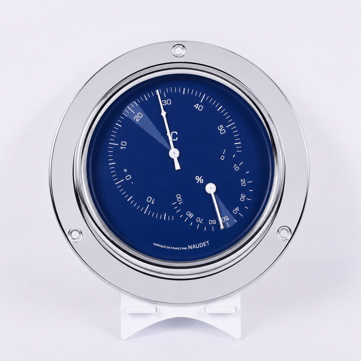 THERMOMÈTRE / HYGROMÈTRE À COLLERETTE<br>Ø13CM