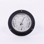 BAROMÈTRE THERMOMÈTRE À COLLERETTE<br>Ø13 CM – SECONDE VIE